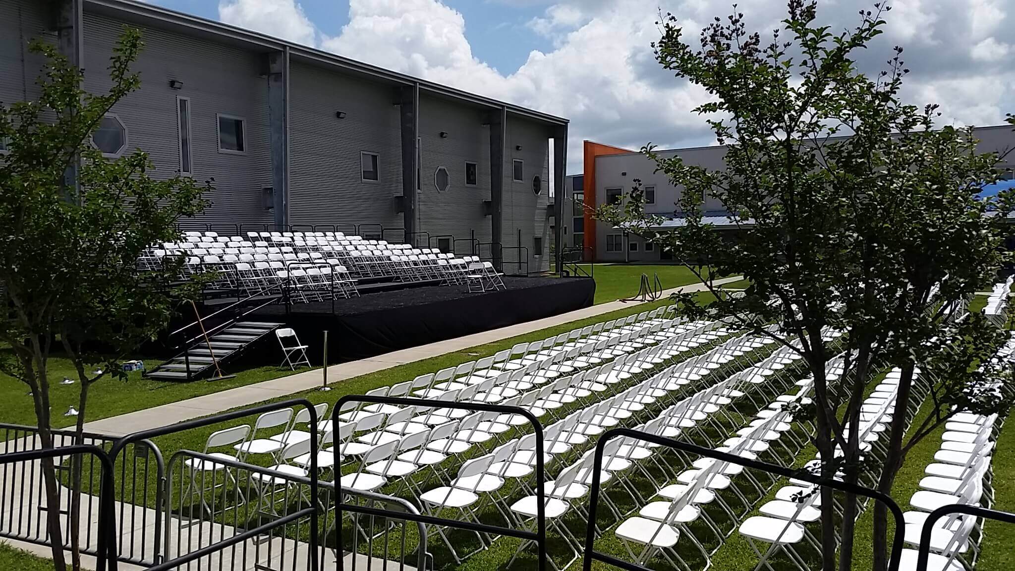 Commencement and Graduation Risers - Texas Choral Riser Rental